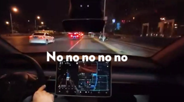 Тест на „автопилота“ на Tesla в Китай доведе до седем глоби за една вечер