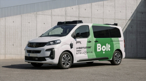 Bolt, Stellantis и Pony.ai тестват безпилотен ван в Люксембург