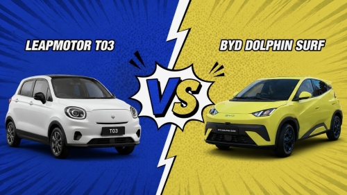 Кой е по-добрият евтин електромобил: Leapmotor T03 или BYD Dolphin Surf?