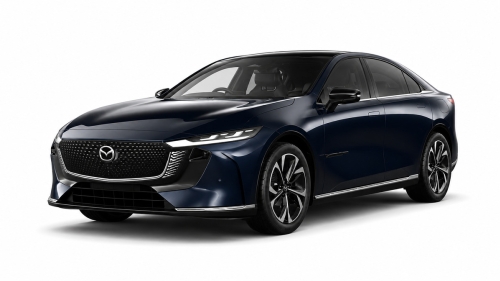 Новата Mazda 6e: електрическият лифтбек, който предлага до 552 км пробег