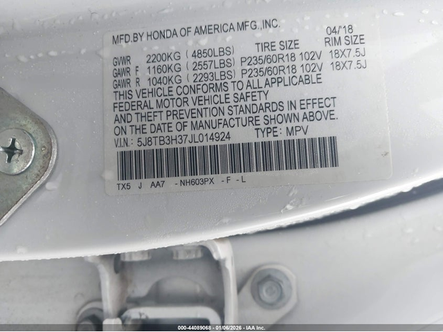 ACURA Rdx 3.5L V-6 VVT, 279HP Front Wheel Drive - автомобили, коли, обяви за нови и употребявани 8