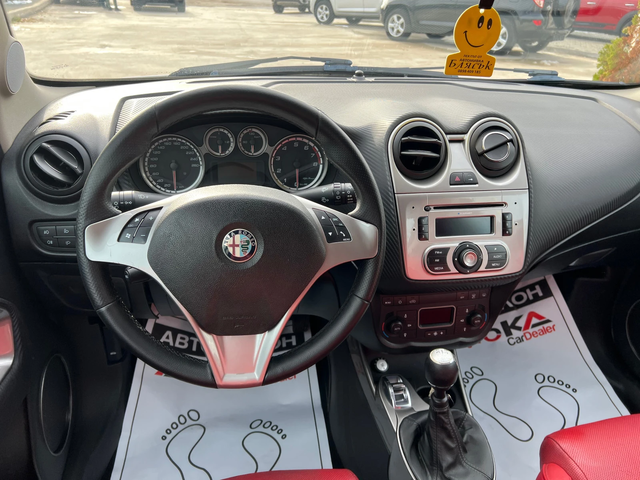 Alfa Romeo MiTo 1.4T-155кс= ГАЗ= 6ск= КЛИМАТРОНИК= ЧЕРВЕНА КОЖА - автомобили, коли, обяви за нови и употребявани 10