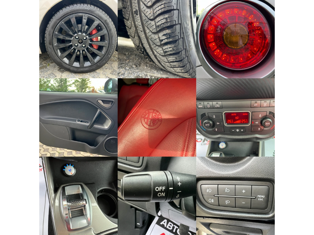 Alfa Romeo MiTo 1.4T-155кс= ГАЗ= 6ск= КЛИМАТРОНИК= ЧЕРВЕНА КОЖА - автомобили, коли, обяви за нови и употребявани 15