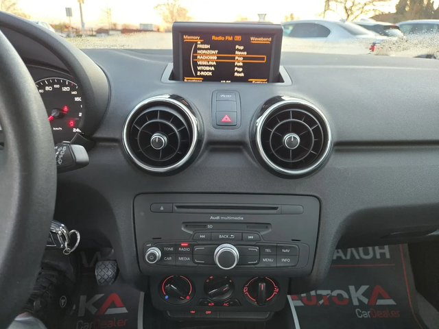 Audi A1 1.6TDI-105кс= EURO 5A - автомобили, коли, обяви за нови и употребявани 14