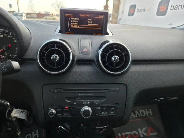 Audi A1 1.6TDI-105кс= КЛИМАТИК - автомобили, коли, обяви за нови и употребявани 14