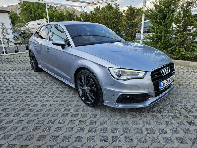 Audi A3 2.0TDI-184кс= S-Tronic= 3xS-line= FACE= QUATTRO - автомобили, коли, обяви за нови и употребявани 1
