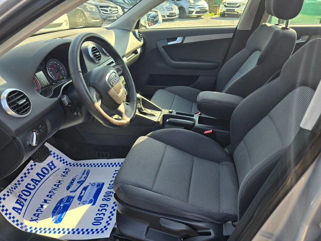 Audi A3 SPORTBAC-1.6TDI-ЕВРО 5В-АВТОМАТИК-ПАНОРАМА - автомобили, коли, обяви за нови и употребявани 8