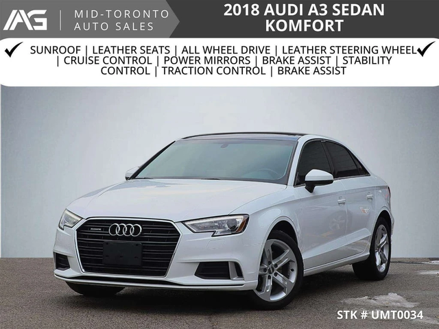 Audi A3 * quattro Premium, quattro Komfort (Canada) * CARF - автомобили, коли, обяви за нови и употребявани 0