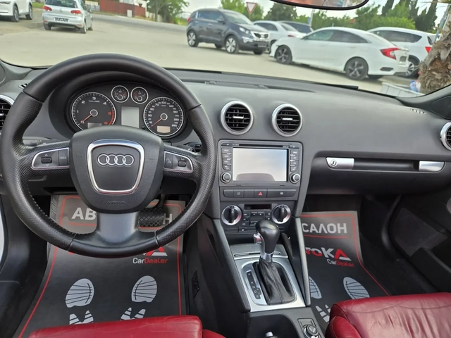 Audi A3 CABRIO/2.0TDI-140кс/АВТОМАТ/S-LINE/LED/NAVI - автомобили, коли, обяви за нови и употребявани 10