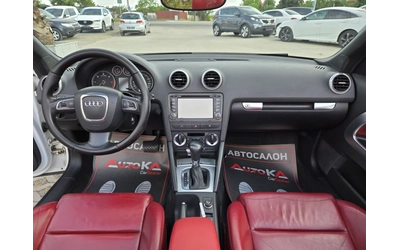 Audi A3 CABRIO/2.0TDI-140кс/АВТОМАТ/S-LINE/LED/NAVI - автомобили, коли, обяви за нови и употребявани 11