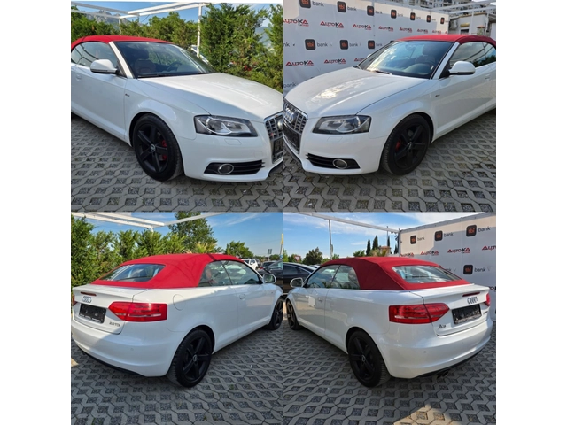 Audi A3 CABRIO/2.0TDI-140кс/АВТОМАТ/S-LINE/LED/NAVI - автомобили, коли, обяви за нови и употребявани 15