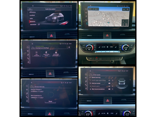 Audi A4 40 TFSI (204 кс) Mild Hybrid S tronic - автомобили, коли, обяви за нови и употребявани 14