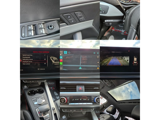 Audi A4 2.0TFSI-252kc= АВТОМАТ= 4Х4= S-Line= CAR PLAY - автомобили, коли, обяви за нови и употребявани 15