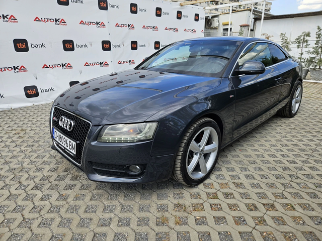 Audi A5 3.0ТDI-239кс= 4х4= S-LINE= B&O= OБСЛУЖЕНА!= LED - автомобили, коли, обяви за нови и употребявани 5