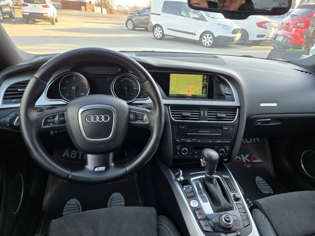 Audi A5 3.0TDI-239кс= 3хS-LINE= DISTRONIC= B&O= КАМЕРА - автомобили, коли, обяви за нови и употребявани 10