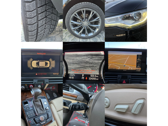 Audi A6 3.0TDI= АВТОМАТ= 4Х4= DISTRONIC= NIGHT VISION= LED - автомобили, коли, обяви за нови и употребявани 16