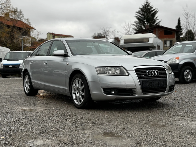 Audi A6 3.0TDI QUATTRO 224kc Кожа - автомобили, коли, обяви за нови и употребявани 2