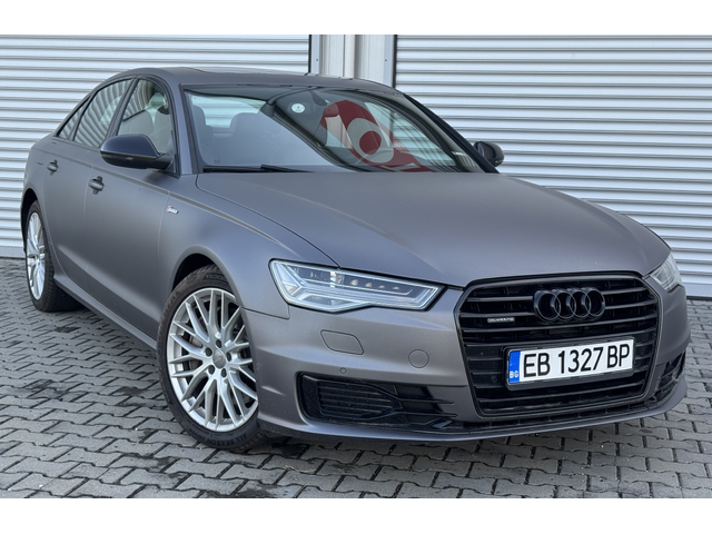 Audi A6 3,0 TFSI 310ps, nardy grey satin, android, matrix, Quattro, euro 6 - автомобили, коли, обяви за нови и употребявани 8