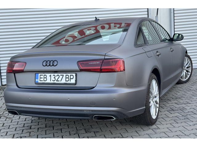 Audi A6 3,0 TFSI 310ps, nardy grey satin, android, matrix, Quattro, euro 6 - автомобили, коли, обяви за нови и употребявани 9