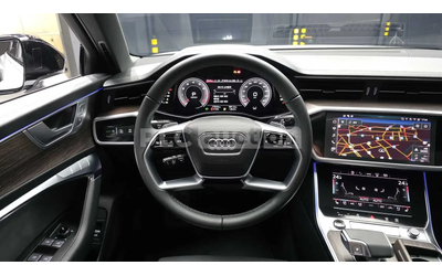 Audi A6 * HUD* ОБДУХВАНЕ* MATRIX* ПОДГРЕВИ* АМБИЕНТНО* - автомобили, коли, обяви за нови и употребявани 7