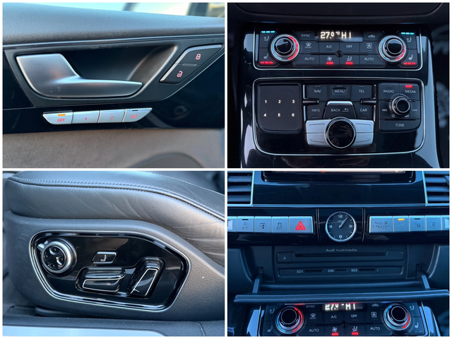 Audi A8 3.0TDI= QUATTRO= FACE= DISTRONIC= HUD= SOFT CLOSE= - автомобили, коли, обяви за нови и употребявани 16