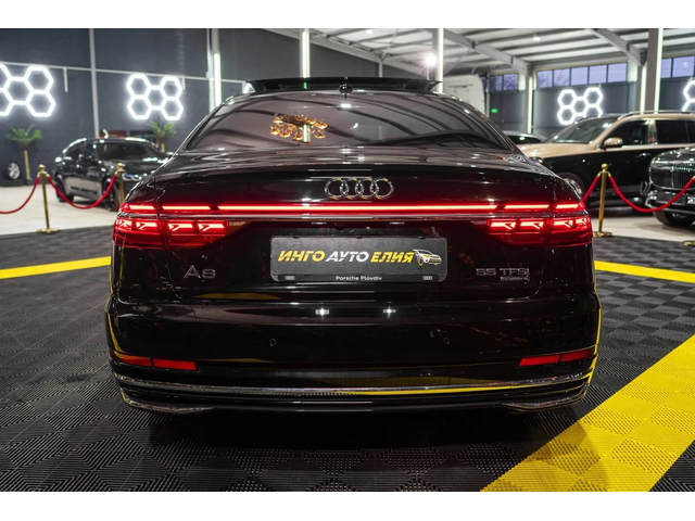 Audi A8 55TFSI QUATTRO LONG S LINE B&O ПАНО ЛИЗИНГ 100% - автомобили, коли, обяви за нови и употребявани 7