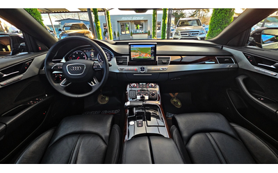 Audi A8 MATRIX/DISTR/360CAM/САМОПАРКИРАНЕ/ОБДУХ/BOSE/LIZIN - автомобили, коли, обяви за нови и употребявани 7