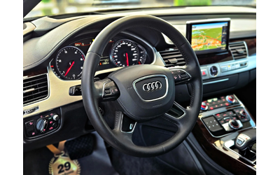 Audi A8 MATRIX/DISTR/360CAM/САМОПАРКИРАНЕ/ОБДУХ/BOSE/LIZIN - автомобили, коли, обяви за нови и употребявани 9