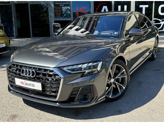 Audi A8 60TFSI/LONG/RSE/Панорама/Обдухване/Sline/HuD - автомобили, коли, обяви за нови и употребявани 0