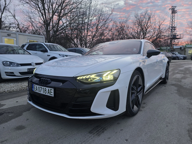 Audi E-Tron GT RS Head-up Laser Quattro Гаранция - автомобили, коли, обяви за нови и употребявани 0