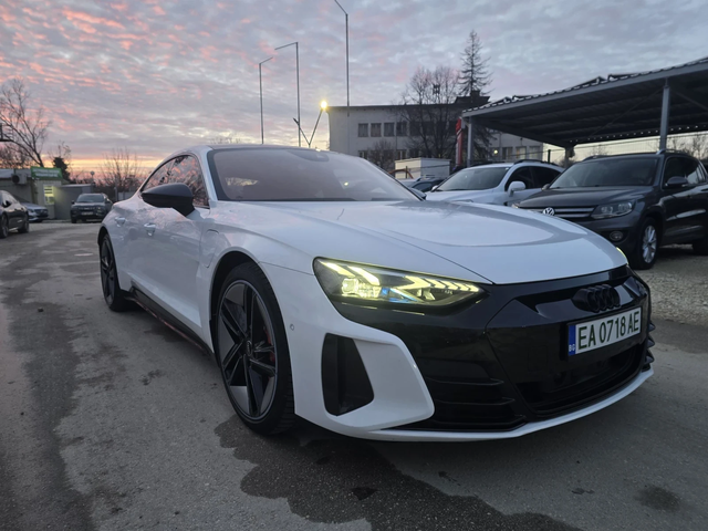Audi E-Tron GT RS Head-up Laser Quattro Гаранция - автомобили, коли, обяви за нови и употребявани 1