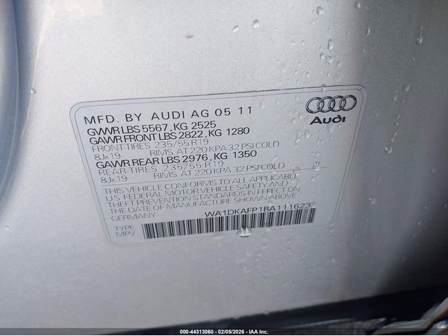 Audi Q5 3.2L V-6 DI, DOHC, VVT, 270HP All Wheel Drive - автомобили, коли, обяви за нови и употребявани 8