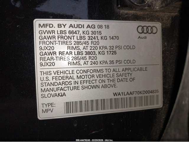 Audi Q7 3.0L V-6 DI, DOHC, VVT, SUPERCHARGER, 329HP All Wheel Drive - автомобили, коли, обяви за нови и употребявани 8