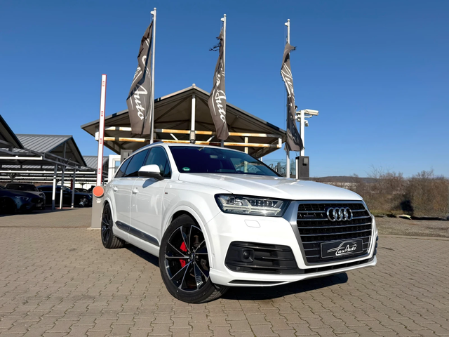 Audi Q7 S-LINE#MATRIX#NIGHTVIS#DISTR#HEADUP#KEYLESS#BOSSE# - автомобили, коли, обяви за нови и употребявани 1