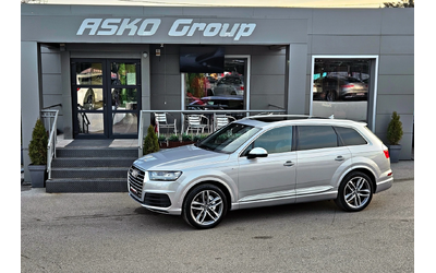 Audi Q7 !S-LINEx3/3.0TDI/7MESTA/360CAM/PANO/ВАКУУМ/AMBI/LI - автомобили, коли, обяви за нови и употребявани 16