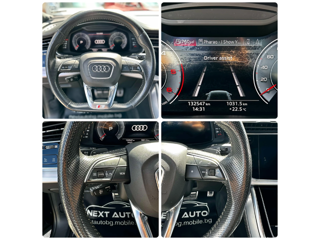 Audi Q8 50TDI 286HP MATRIX 360'3D CAM BANG&OLUFSEN - автомобили, коли, обяви за нови и употребявани 12