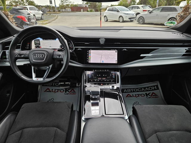 Audi Q8 50TDI/129.000KM/S-LINE/HUD/PANO/B&O/DISTRON - автомобили, коли, обяви за нови и употребявани 10