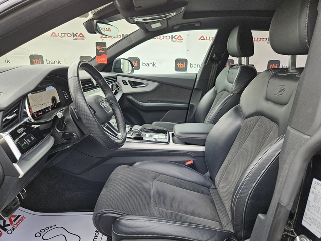Audi Q8 50TDI/129.000KM/S-LINE/HUD/PANO/B&O/DISTRON - автомобили, коли, обяви за нови и употребявани 6