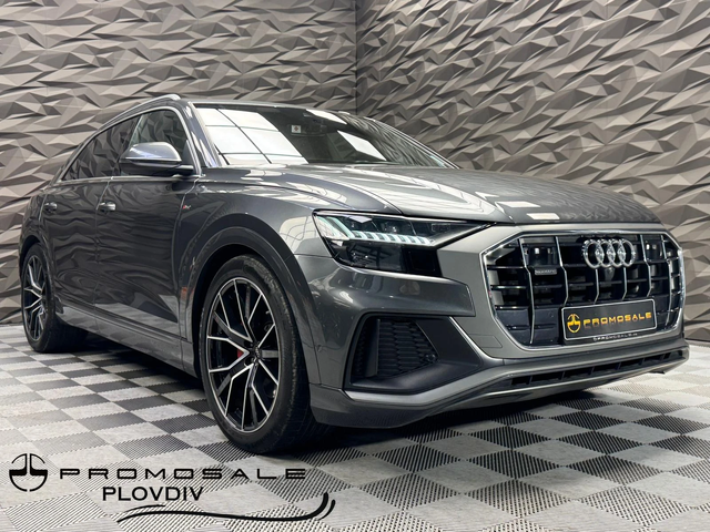 Audi Q8 50TDI Quattro S-line* Matrix* Bang&Olufsen* HuD* 3 - автомобили, коли, обяви за нови и употребявани 0