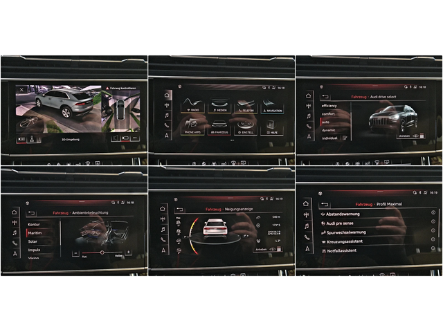 Audi Q8 RSQ8/MATRIX/PANO/3D CAM/DISTR/HUD/AMBIENT/CAR PLAY - автомобили, коли, обяви за нови и употребявани 13