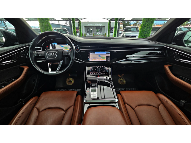Audi Q8 SQ8/MATRIX/S-LINE/DISTR/3DCAM/ВАКУМ/PANO/ПОДГP/LIZ - автомобили, коли, обяви за нови и употребявани 8