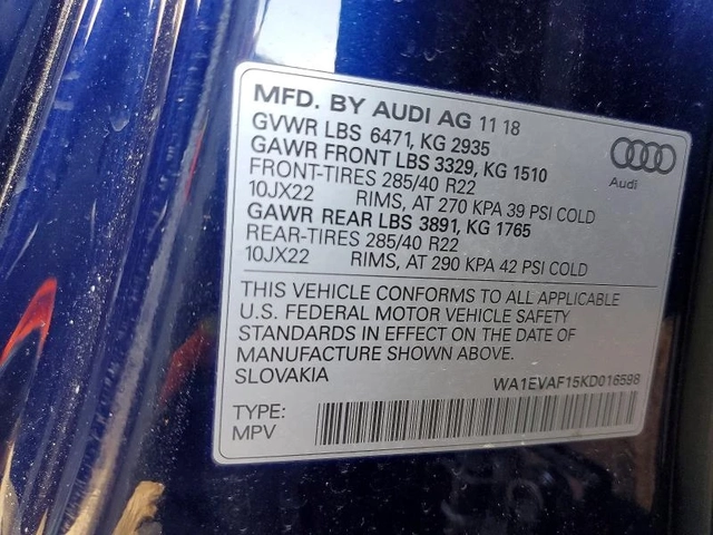 Audi Q8 PREMIUM PLUS S-LINE - автомобили, коли, обяви за нови и употребявани 12