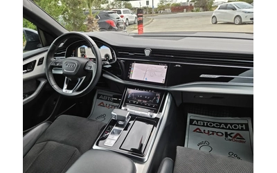 Audi Q8 50TDI/129.000KM/S-LINE/HUD/PANO/B&O/DISTRON - автомобили, коли, обяви за нови и употребявани 11