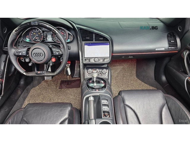 Audi R8 5.2 V10 SPIDER* КОЖА* ПОДГРЕВ* КАМЕРА - автомобили, коли, обяви за нови и употребявани 5