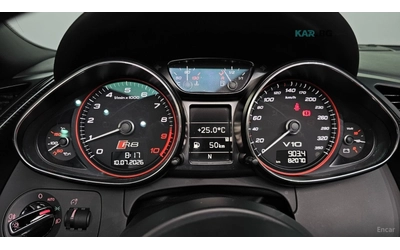 Audi R8 5.2 V10 SPIDER* КОЖА* ПОДГРЕВ* КАМЕРА - автомобили, коли, обяви за нови и употребявани 6