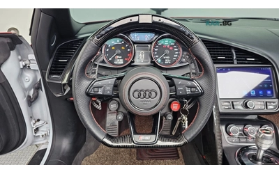 Audi R8 5.2 V10 SPIDER* КОЖА* ПОДГРЕВ* КАМЕРА - автомобили, коли, обяви за нови и употребявани 9