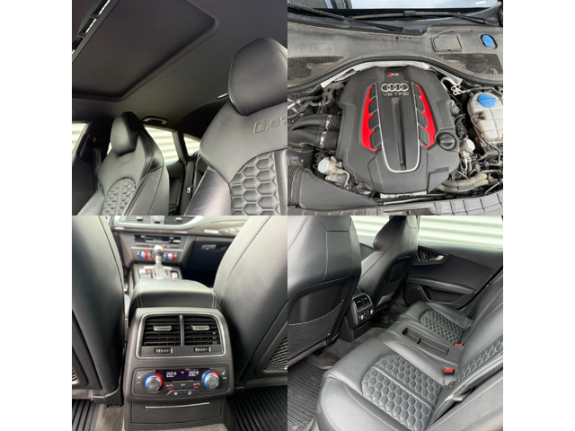 Audi Rs7 4.0V8TFSI+ Bose+ Matrix+ Подгрев+ Шибидах+ Камера - автомобили, коли, обяви за нови и употребявани 15