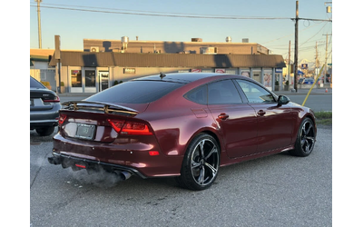 Audi S7 DISTRONIK* DIAMOND STITCH* B&O* DARK CHERRY TINT* - автомобили, коли, обяви за нови и употребявани 6