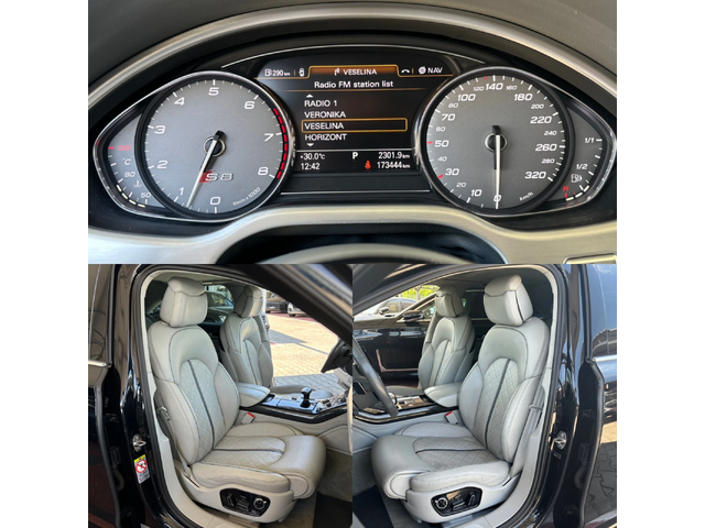 Audi S8 MATRIX#SOFTCL#ОБДУХ#173TKM#FULL#CARBON - автомобили, коли, обяви за нови и употребявани 11