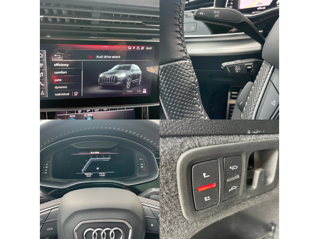 Audi SQ7 4.0V8TDI+ S-line+ Matrix+ Bose+ Key Less Go+ Full - автомобили, коли, обяви за нови и употребявани 15